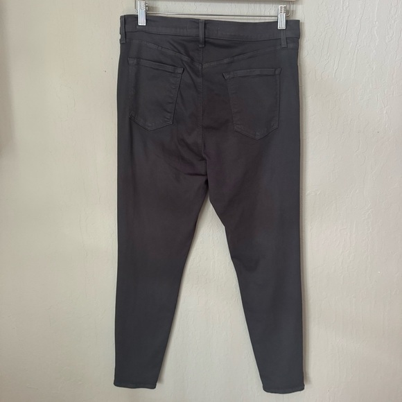 J BRAND Alana High Rise Crop Skinny Jeans Light Coated Chrome - Picture 11 of 14